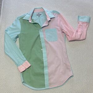 Croft & Barrow Multicolor Casual Button Down Shirt